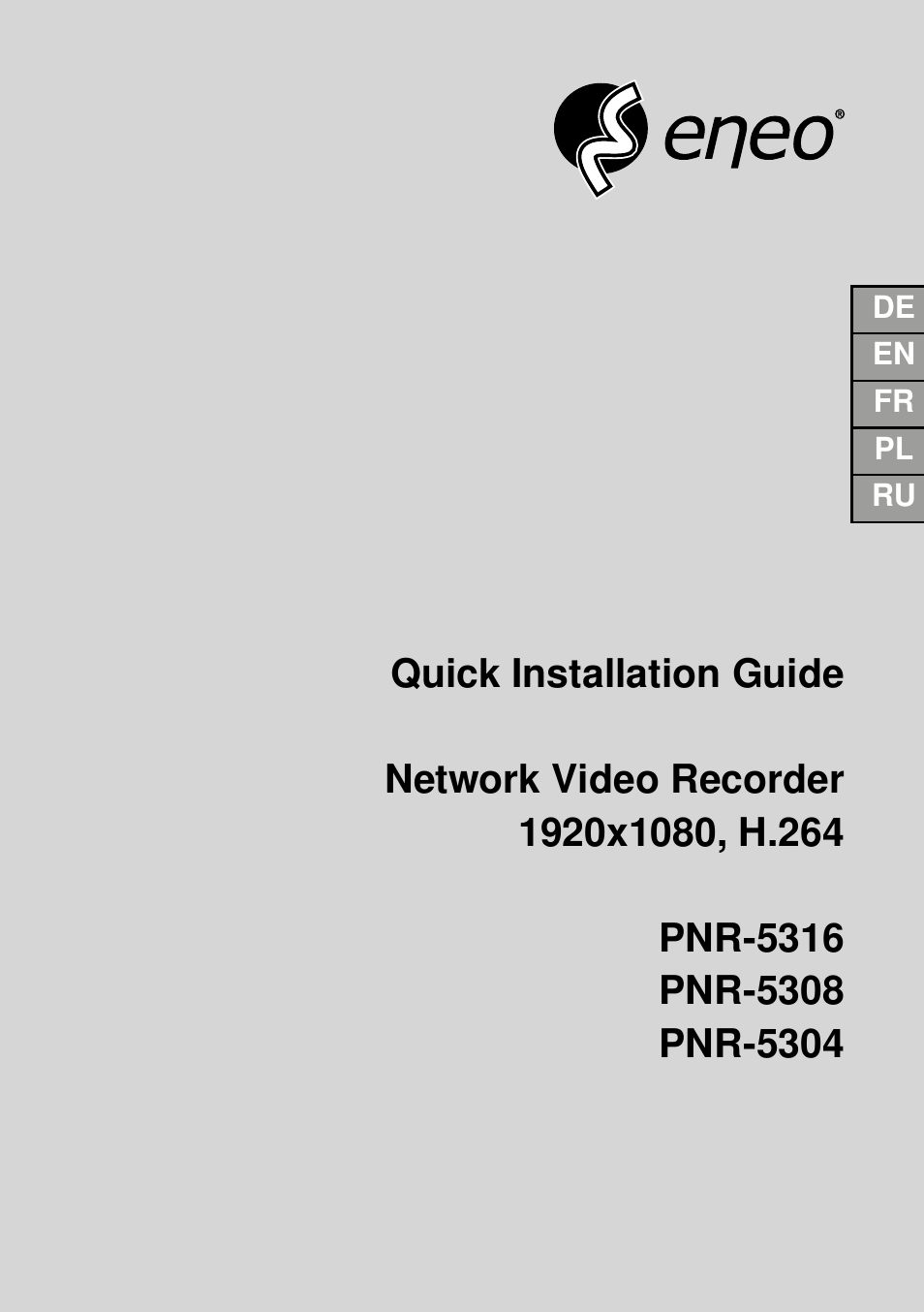 Eneo PNR-5304/4TB User Manual | 68 pages