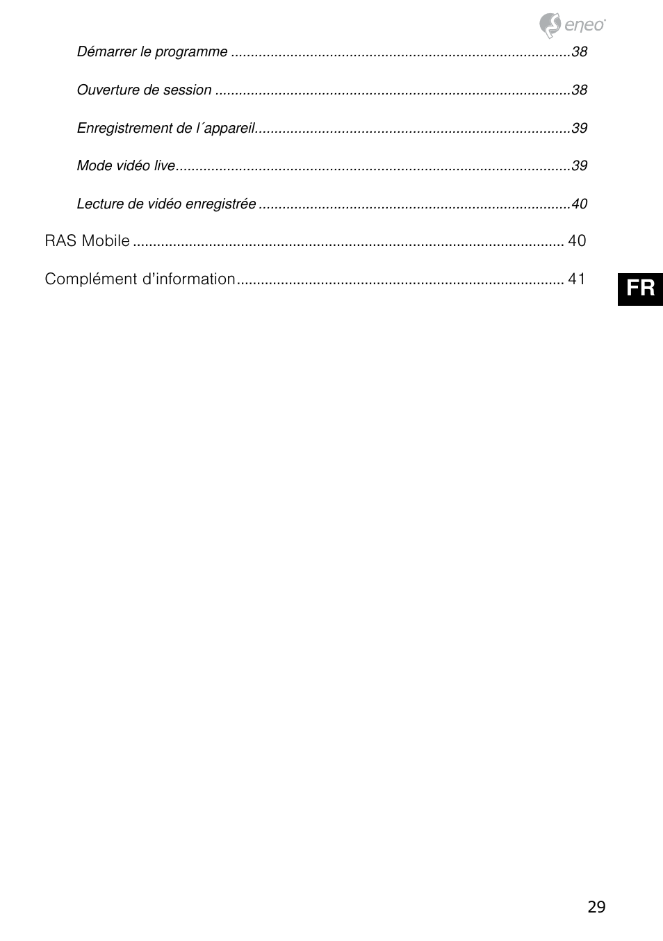 De fr pl ru | Eneo PNR-5304/4TB User Manual | Page 29 / 68
