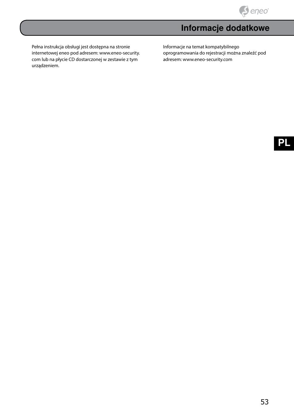 De fr pl ru | Eneo PNR-5304/4TB User Manual | Page 53 / 68