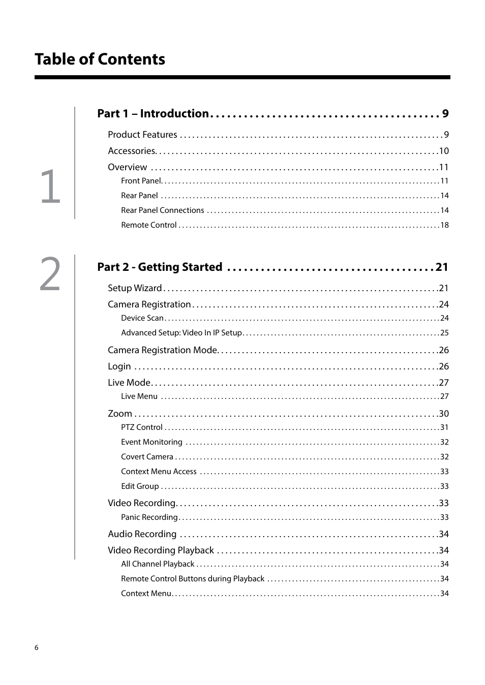 Eneo PNR-5304/4TB User Manual | Page 6 / 88