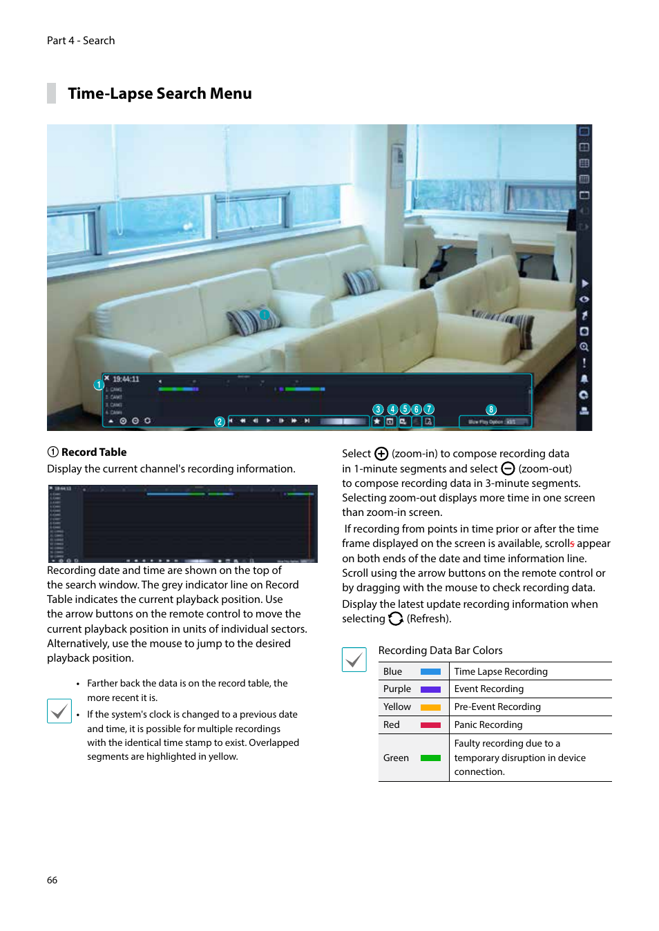 Time-lapse search menu | Eneo PNR-5304/4TB User Manual | Page 66 / 88
