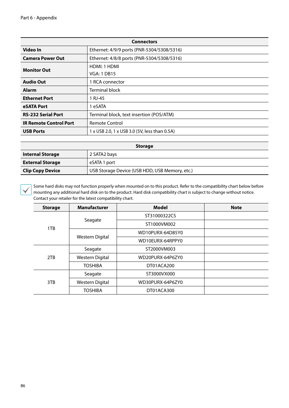 Eneo PNR-5304/4TB User Manual | Page 86 / 88