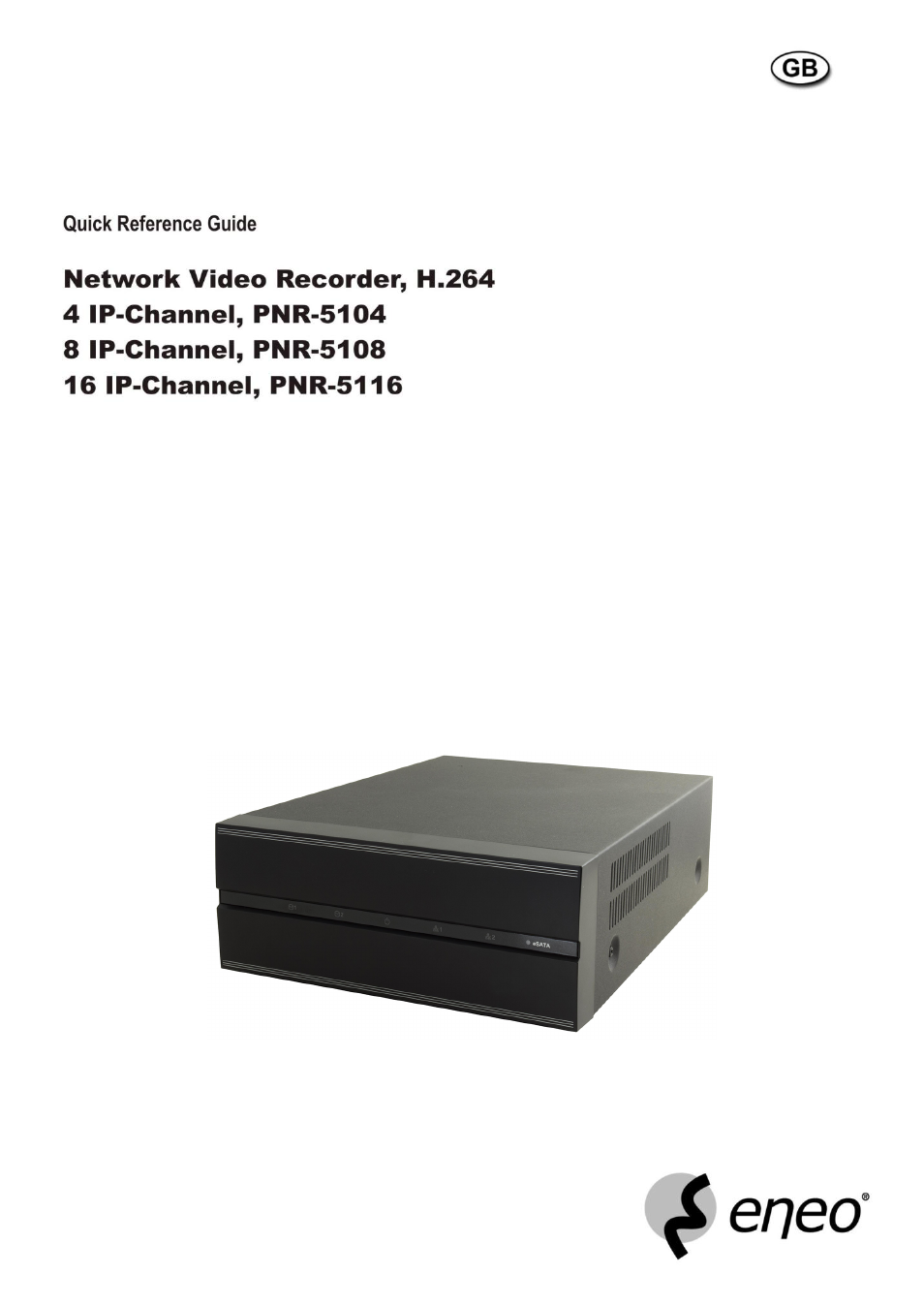 Eneo PNR-5108 User Manual | 32 pages