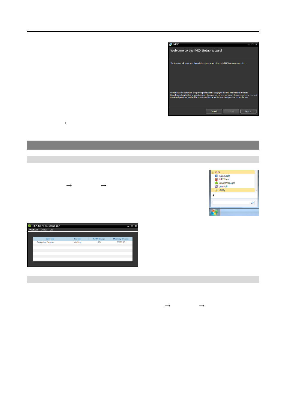 2 getting started, Running service log in | Eneo PNR-5108 User Manual | Page 26 / 32