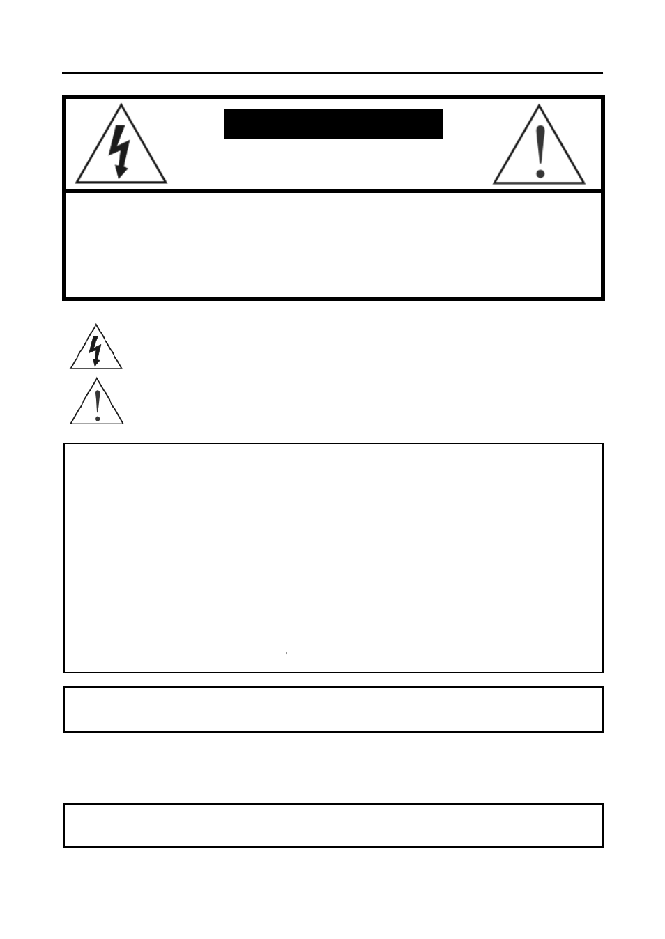 Warning, Risk of electric shock do not open, Compliance notice of fcc | Eneo PNR-5108 User Manual | Page 3 / 32