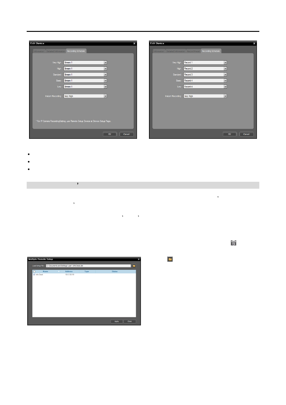 Changing device’s setting remotely, Changing, Device | S setting remotely, Changing device ’s setting remotely | Eneo PNR-5108 User Manual | Page 101 / 152