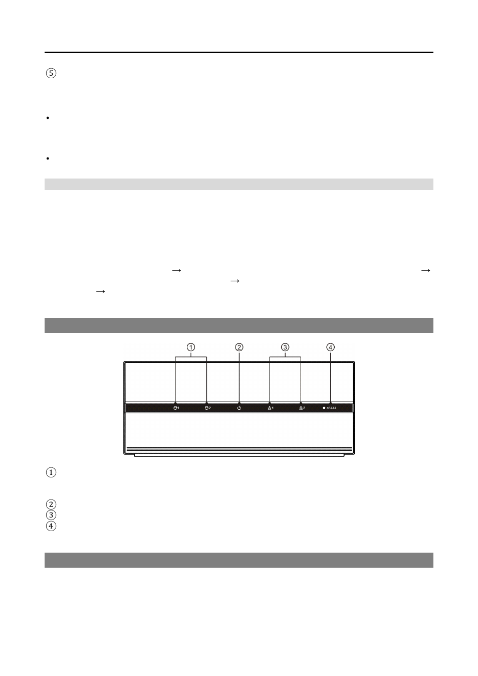 Factory reset, 4 front panel 1.5 tuning on/off the system, 4 front panel | 5 tuning on/off the system | Eneo PNR-5108 User Manual | Page 11 / 152
