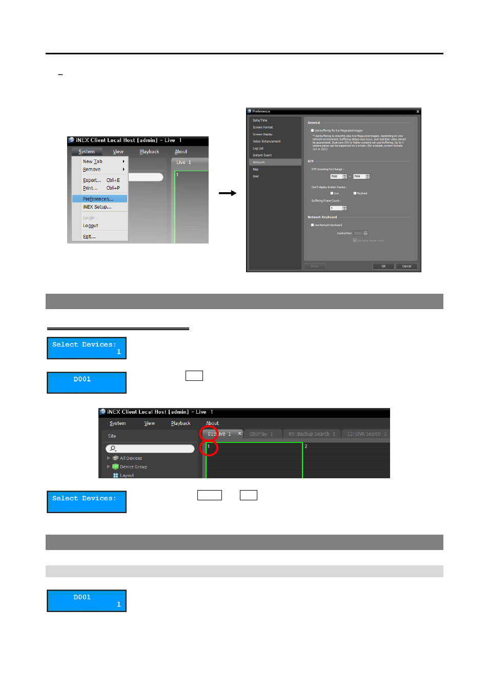 2 connecting 17.3 operating, Monitoring video, 2 connecting | 3 operating | Eneo PNR-5108 User Manual | Page 131 / 152