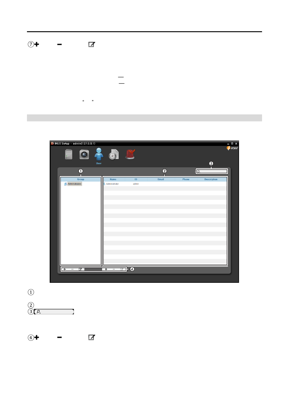 User | Eneo PNR-5108 User Manual | Page 37 / 152