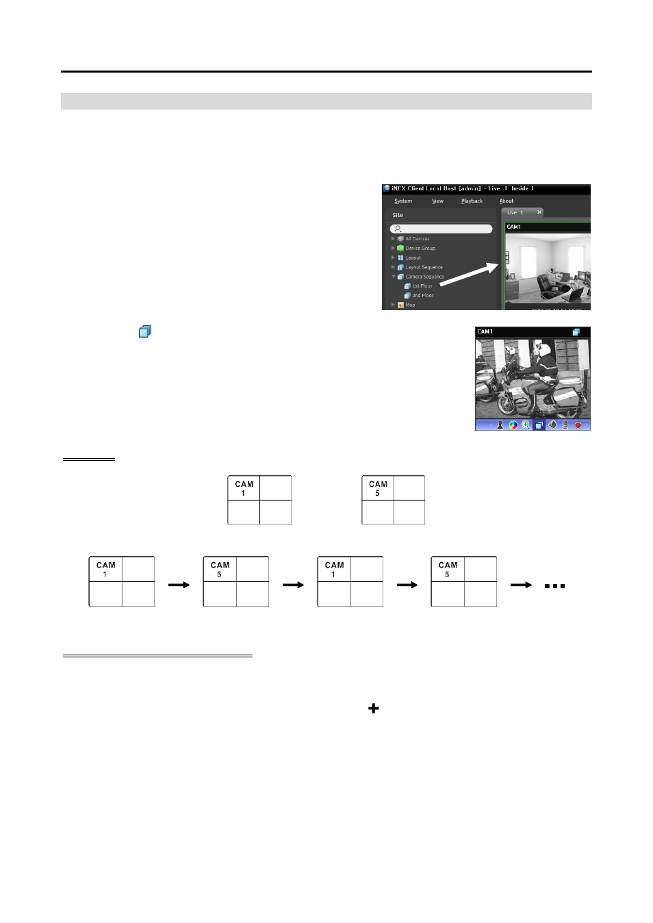 Camera sequence monitoring | Eneo PNR-5108 User Manual | Page 56 / 152