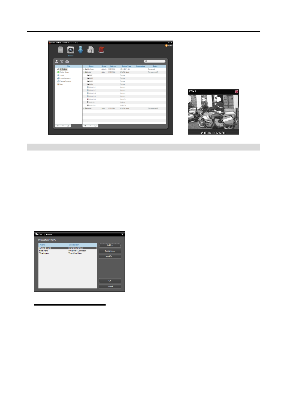 Setting up event-based recording | Eneo PNR-5108 User Manual | Page 68 / 152
