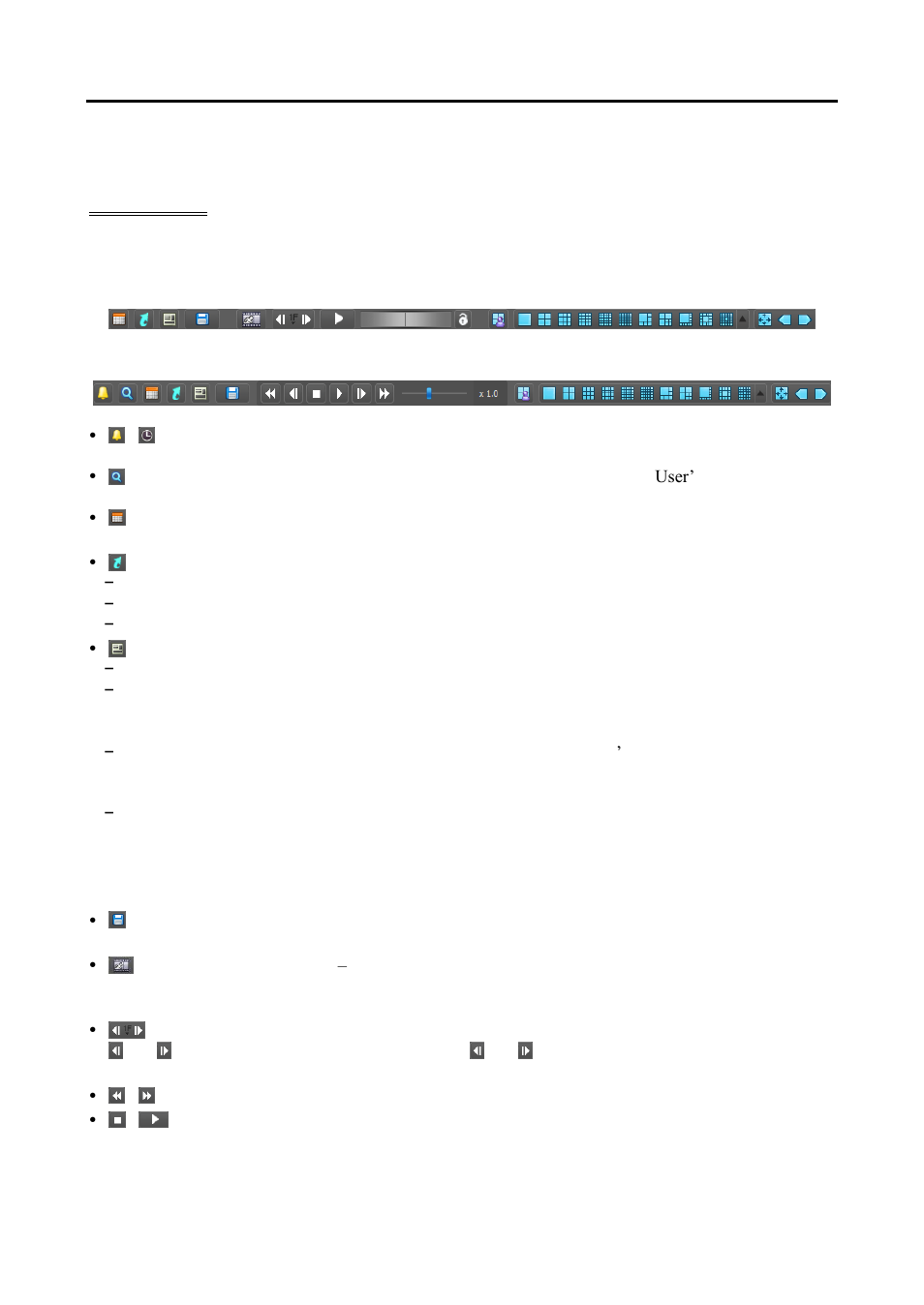 Panel toolbar | Eneo PNR-5108 User Manual | Page 75 / 152
