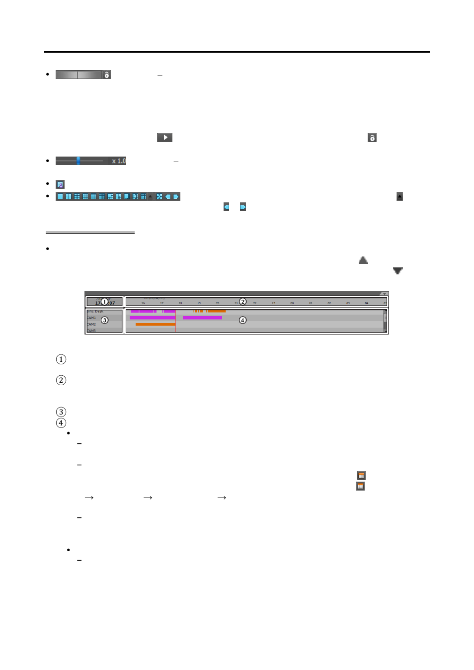 Timetable/event list | Eneo PNR-5108 User Manual | Page 76 / 152