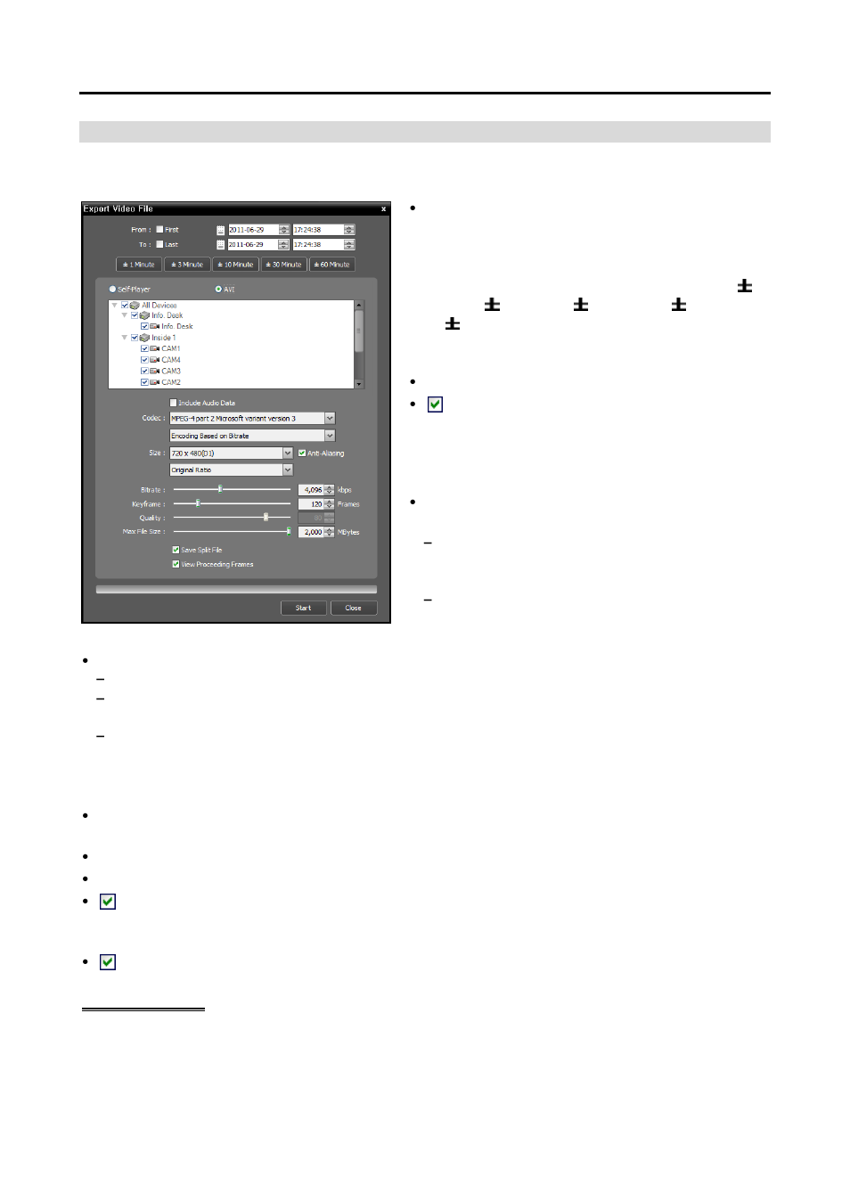 Exporting as an avi file | Eneo PNR-5108 User Manual | Page 83 / 152