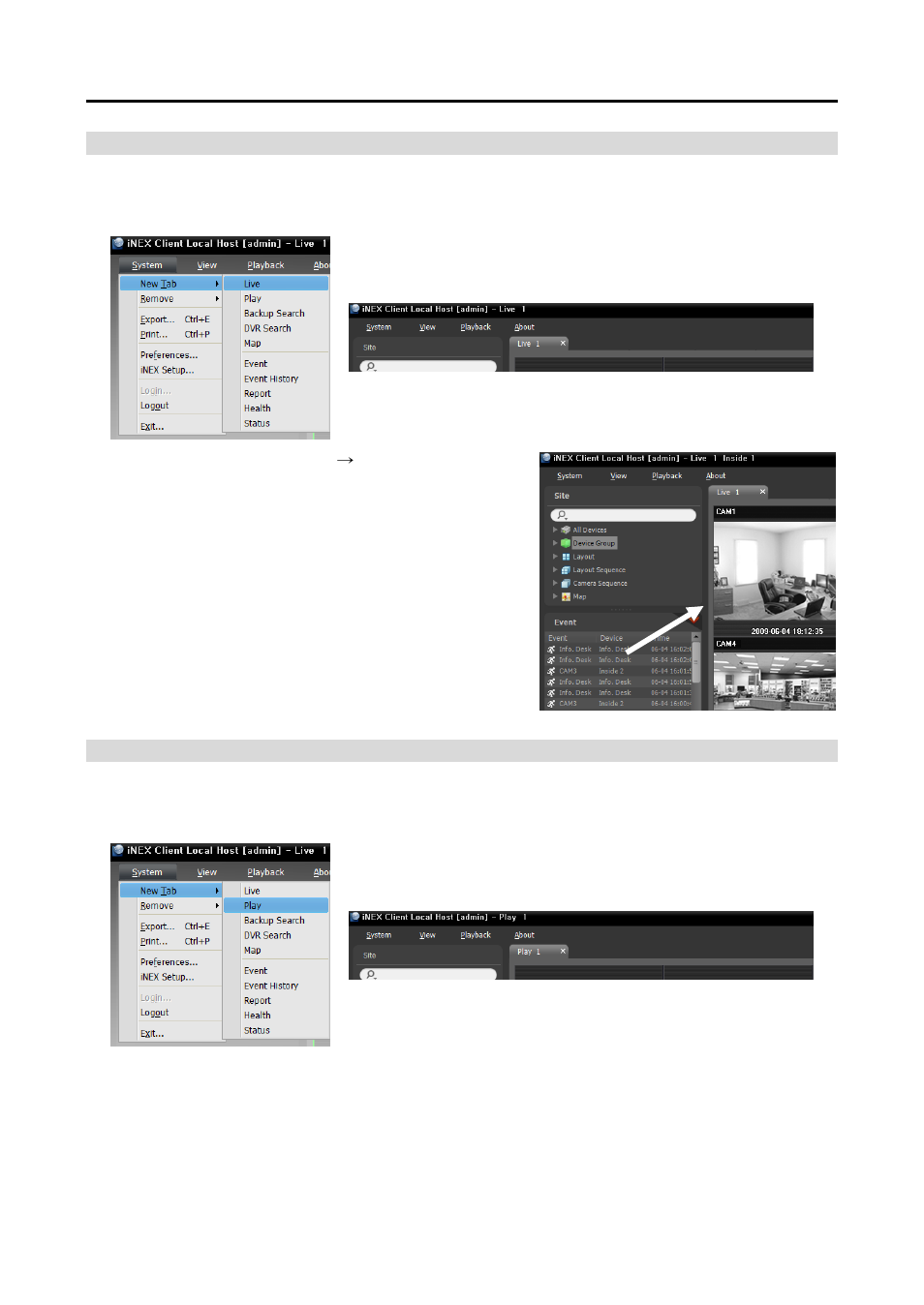 Monitoring video playing video | Eneo PNR-5108 User Manual | Page 85 / 152