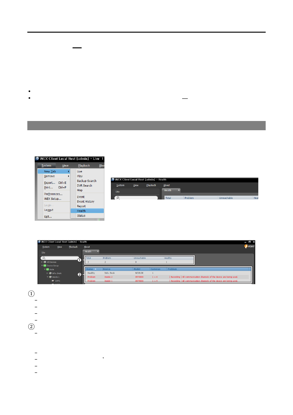 Chapter 9, System health & status monitoring, 1 health monitoring | Chapter 9 — system health & status monitoring | Eneo PNR-5108 User Manual | Page 88 / 152