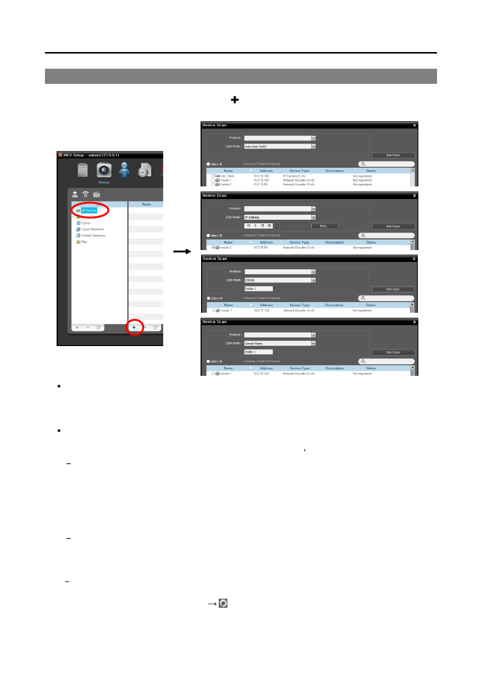 1 registering devices | Eneo PNR-5108 User Manual | Page 95 / 152