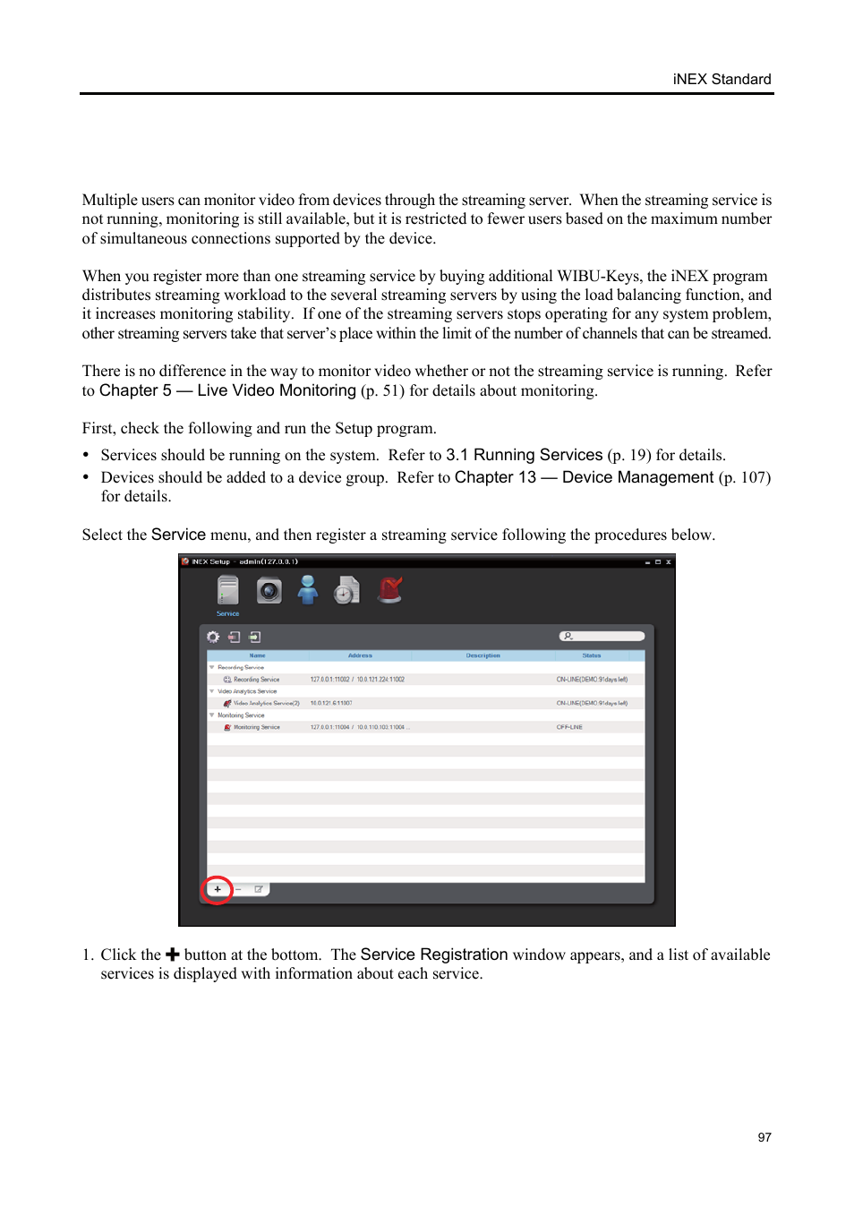 Chapter 11 — streaming | Eneo iNEX Client User Manual | Page 102 / 164
