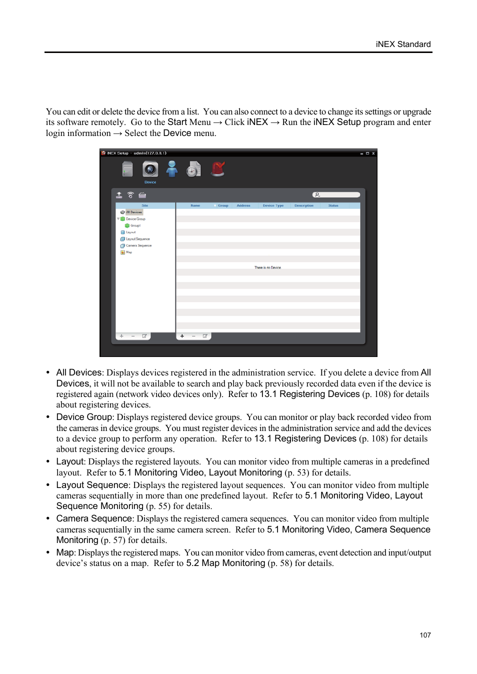 Chapter 13 — device management | Eneo iNEX Client User Manual | Page 112 / 164
