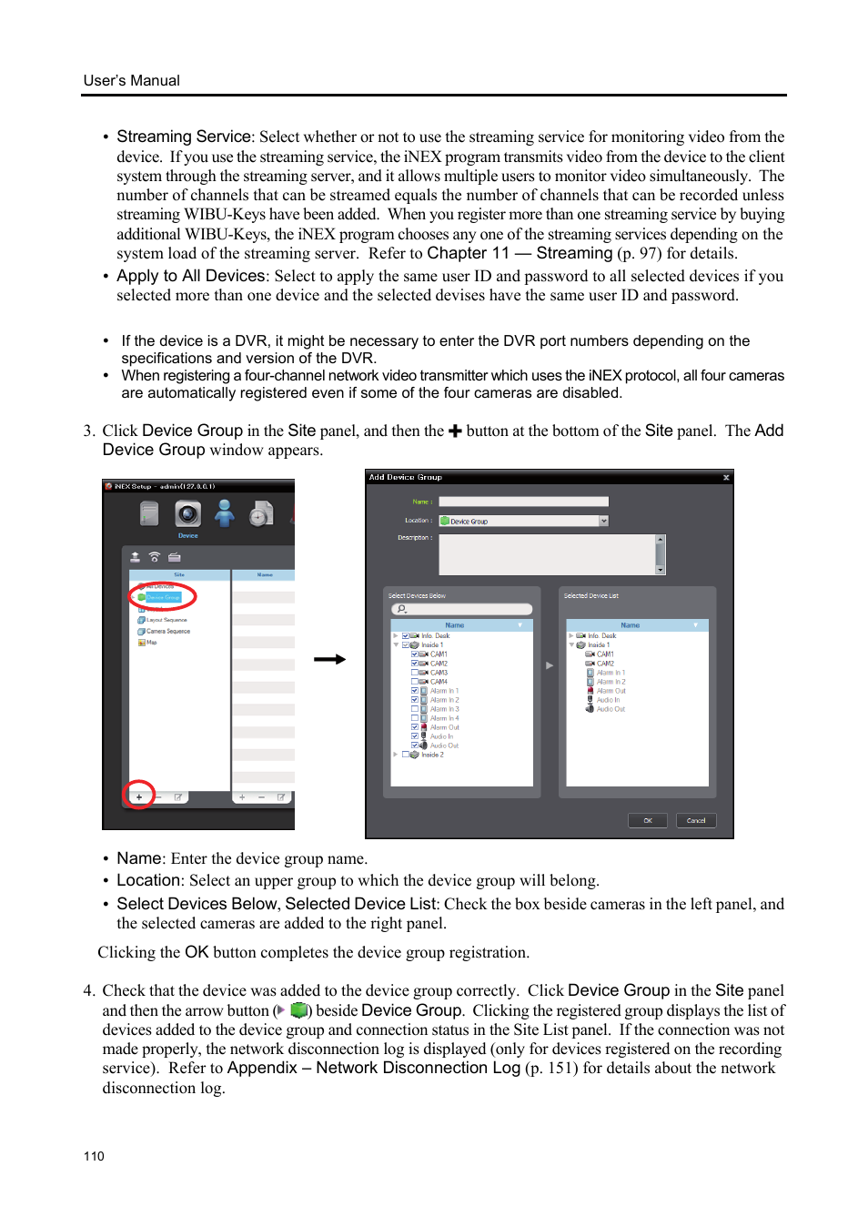 Eneo iNEX Client User Manual | Page 115 / 164