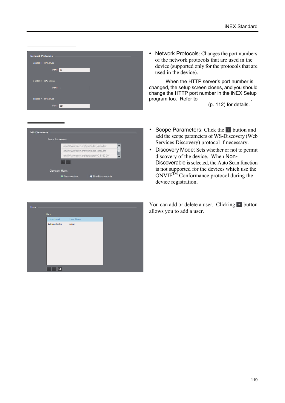 Eneo iNEX Client User Manual | Page 124 / 164