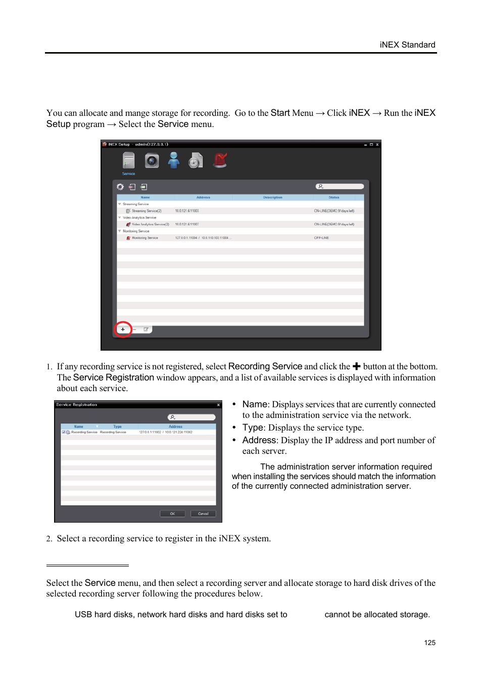 Chapter 15 — storage management | Eneo iNEX Client User Manual | Page 130 / 164