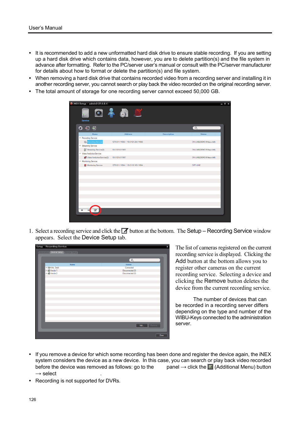Eneo iNEX Client User Manual | Page 131 / 164