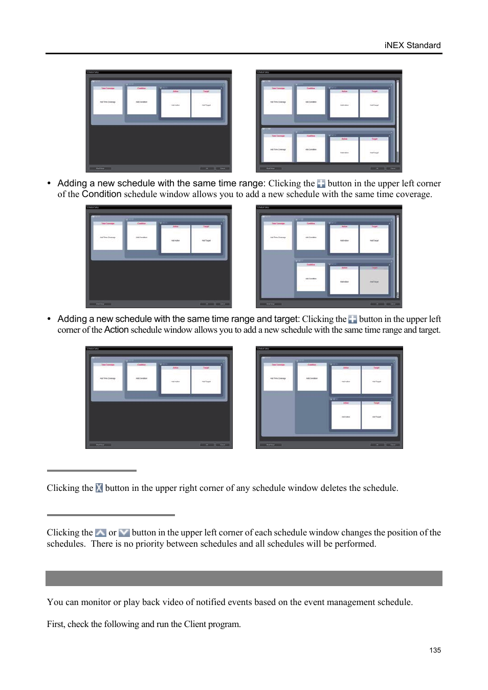 2 managing events | Eneo iNEX Client User Manual | Page 140 / 164