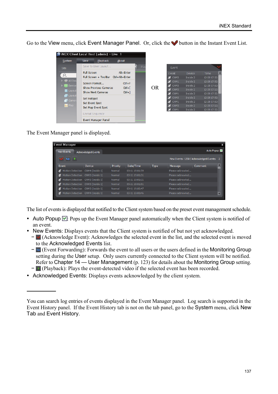 Eneo iNEX Client User Manual | Page 142 / 164