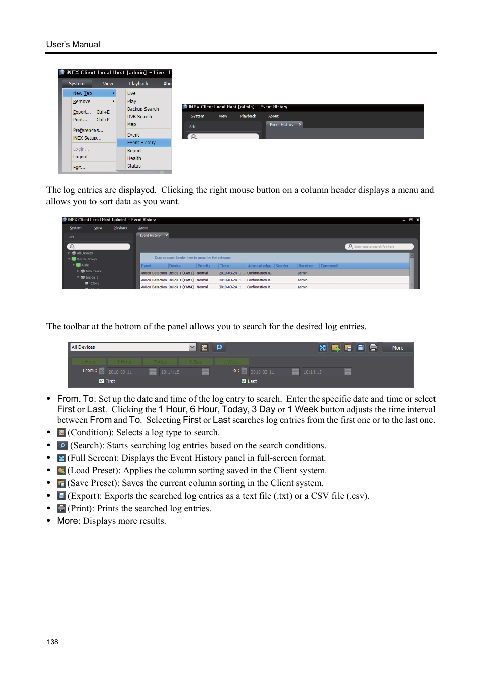 Eneo iNEX Client User Manual | Page 143 / 164