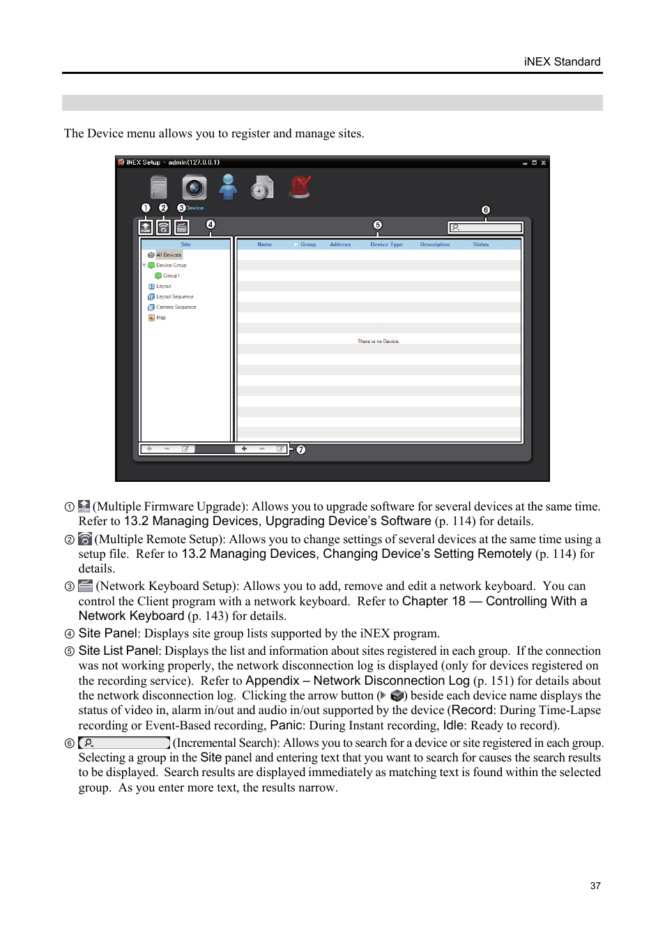 Eneo iNEX Client User Manual | Page 42 / 164