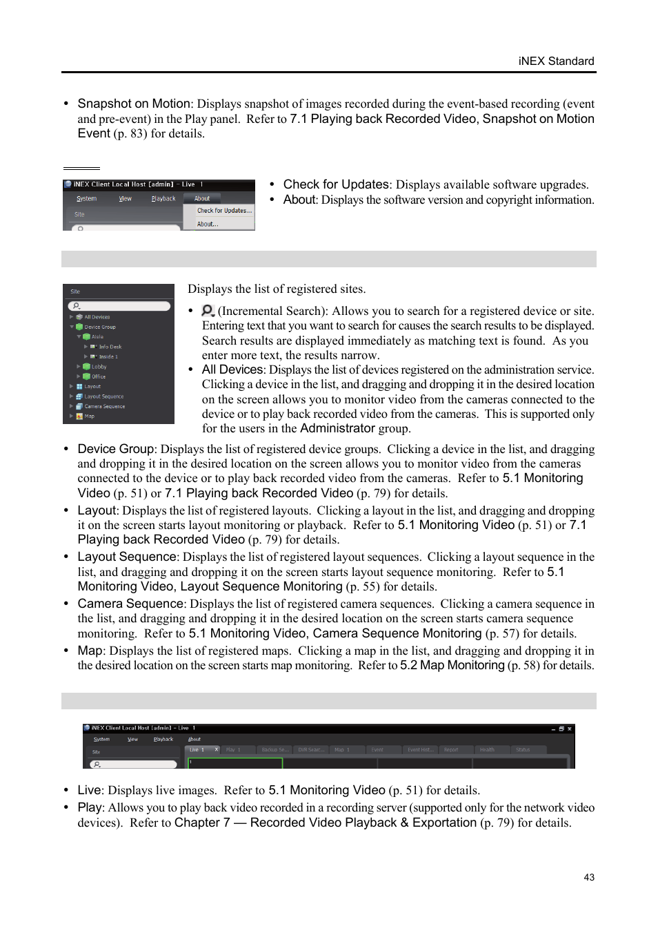 Eneo iNEX Client User Manual | Page 48 / 164