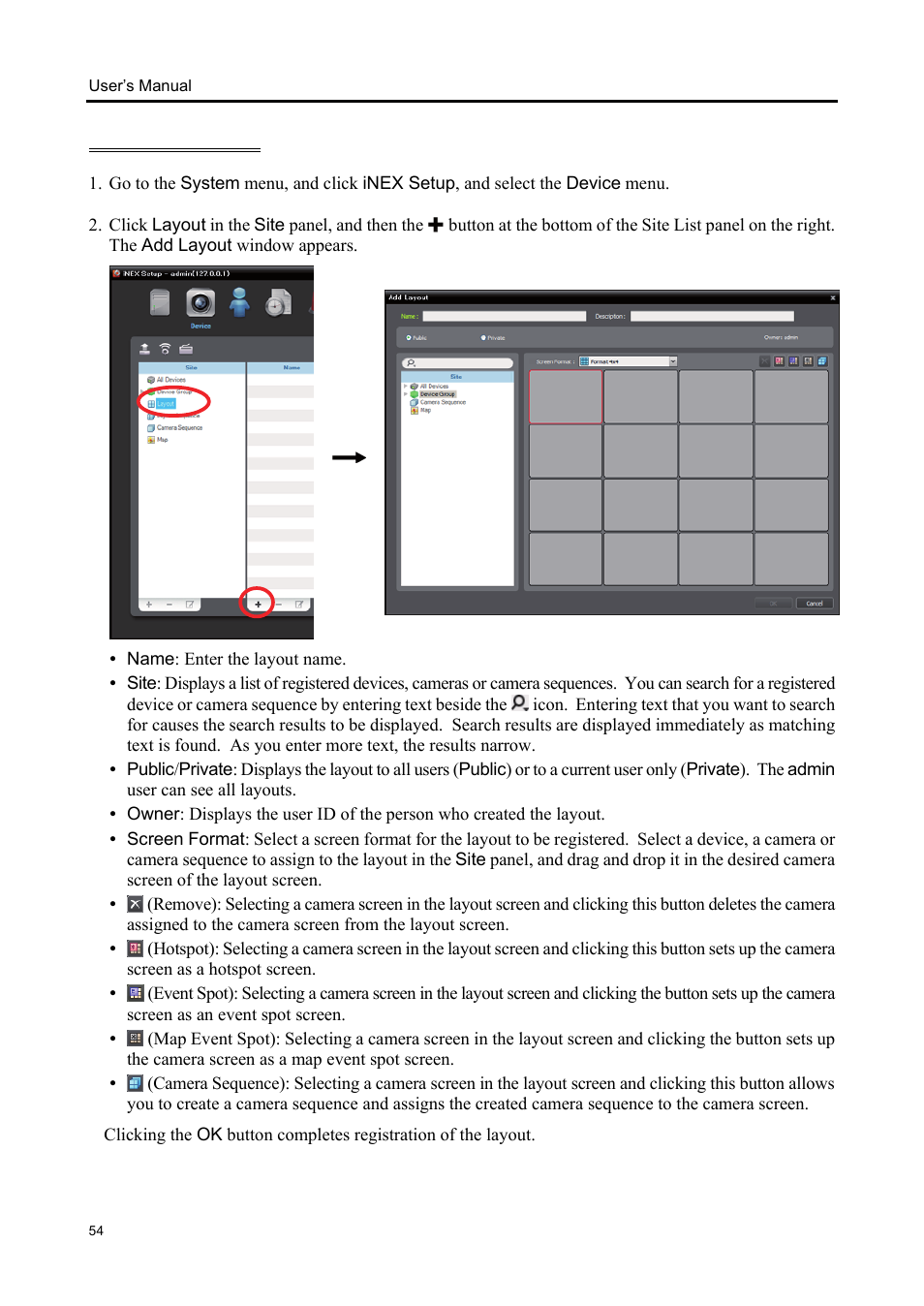 Eneo iNEX Client User Manual | Page 59 / 164