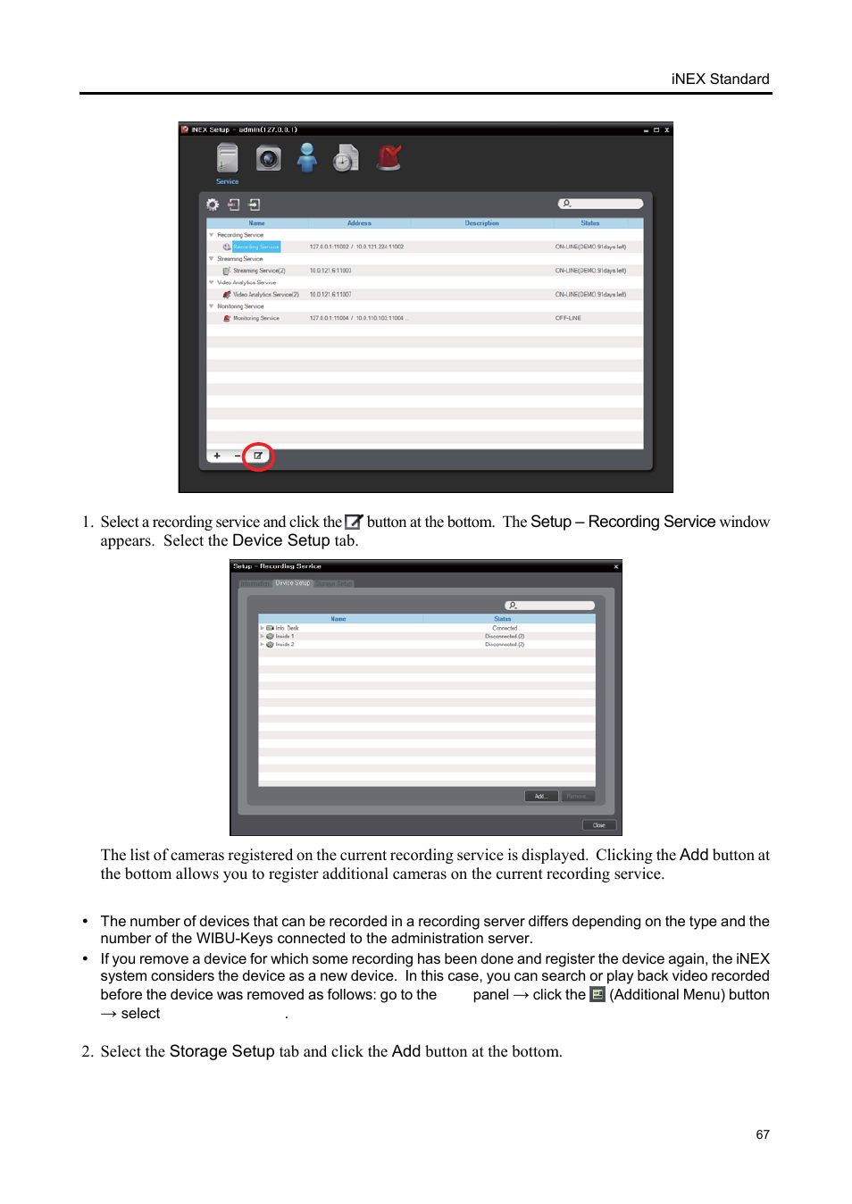 Eneo iNEX Client User Manual | Page 72 / 164