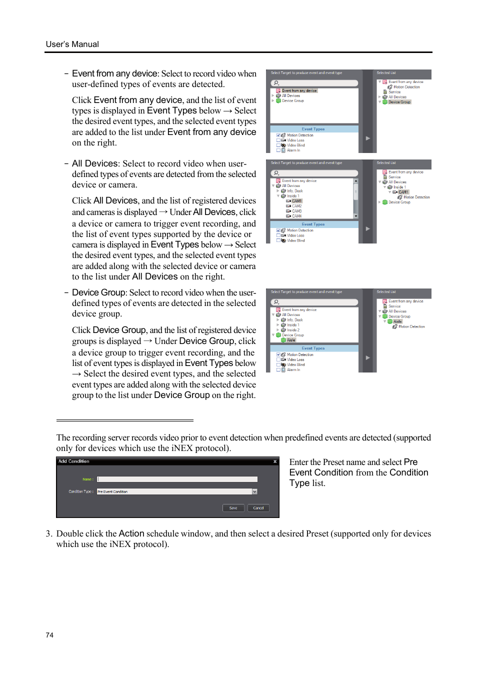 Eneo iNEX Client User Manual | Page 79 / 164