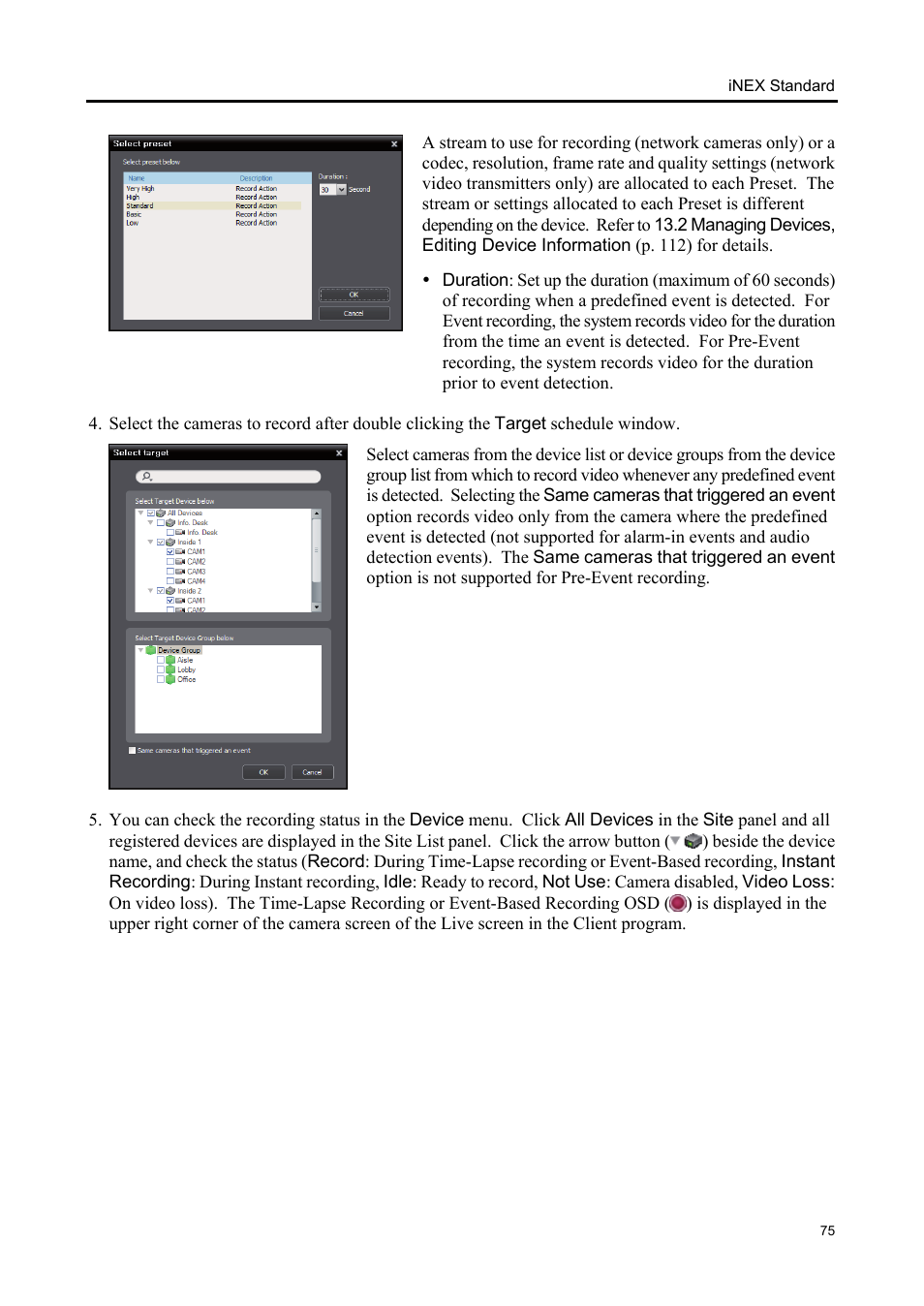 Eneo iNEX Client User Manual | Page 80 / 164