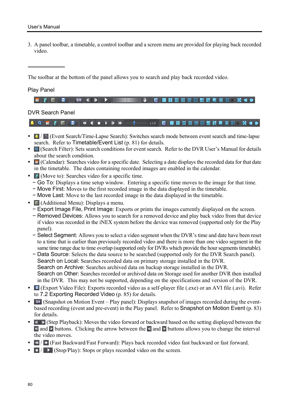 Eneo iNEX Client User Manual | Page 85 / 164