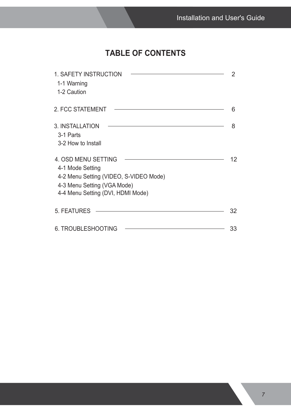 Eneo VMC-32LEDM User Manual | Page 7 / 36