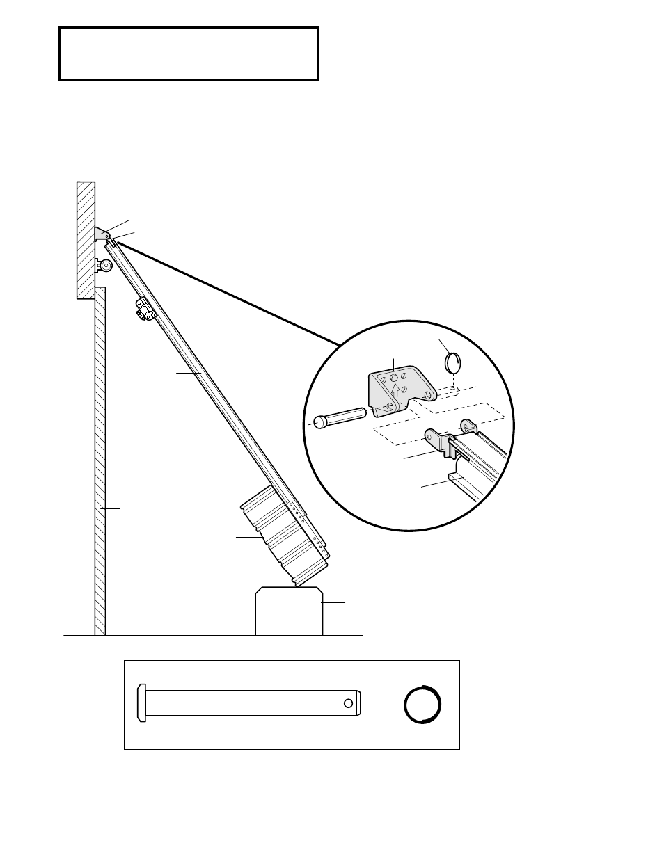 Attach rail to header bracket, Installation step 3, Attach the rail to the header bracket | Chamberlain 9902 User Manual | Page 15 / 40