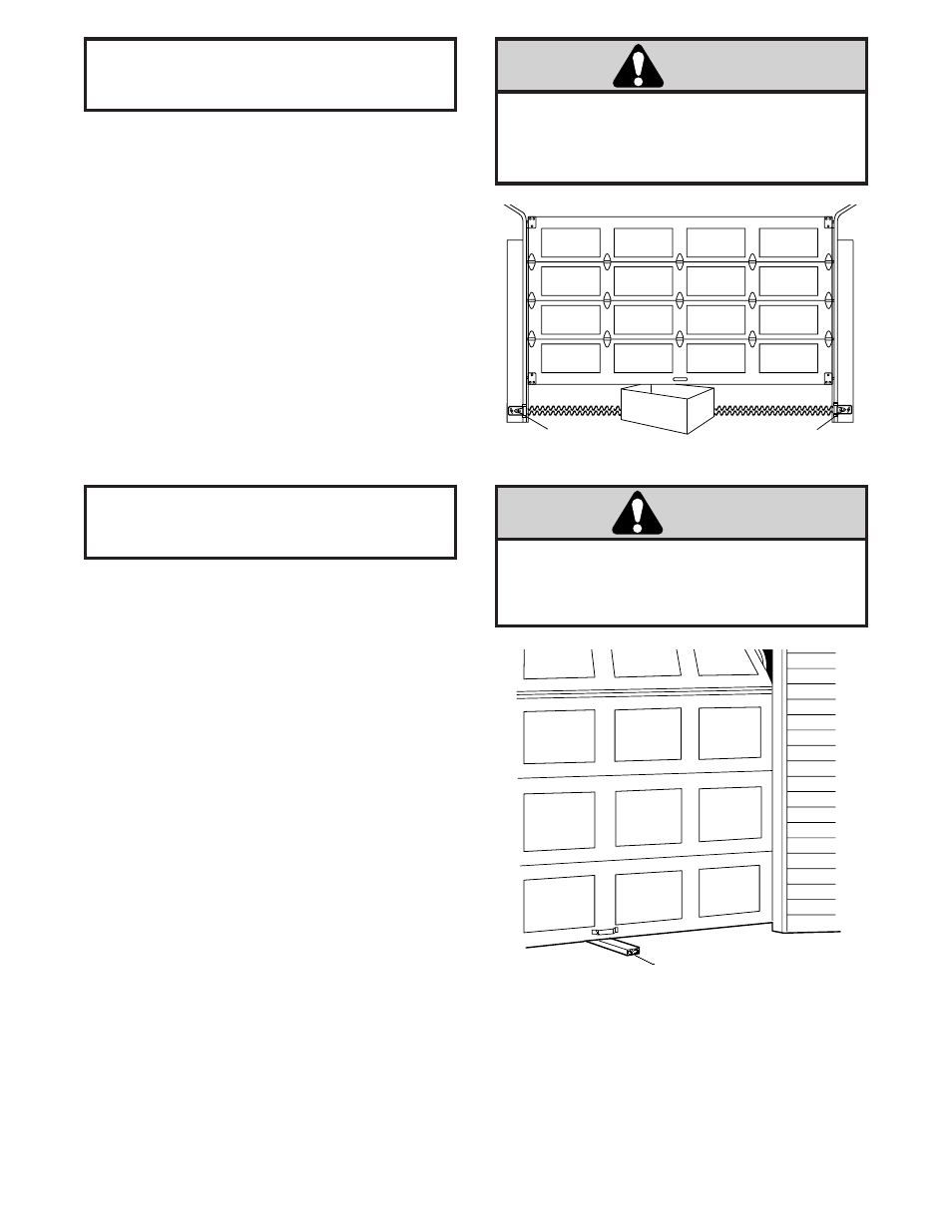 Test the protector system, Test the safety reverse system, Warning | Adjustment step 4, Adjustment step 3 | Chamberlain 9902 User Manual | Page 30 / 40