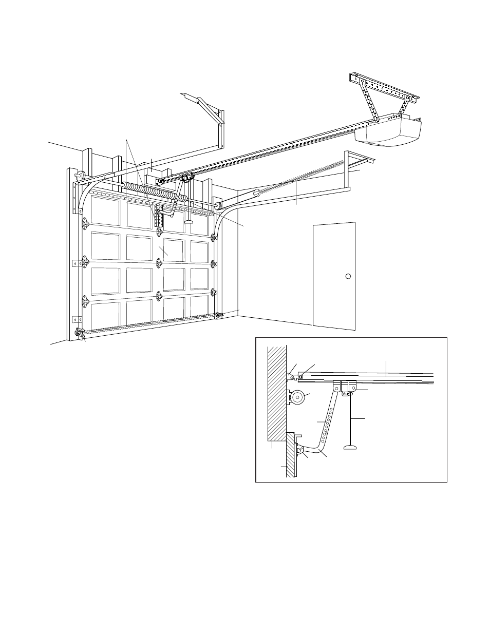 Sectional door installation | Chamberlain 9902 User Manual | Page 6 / 40