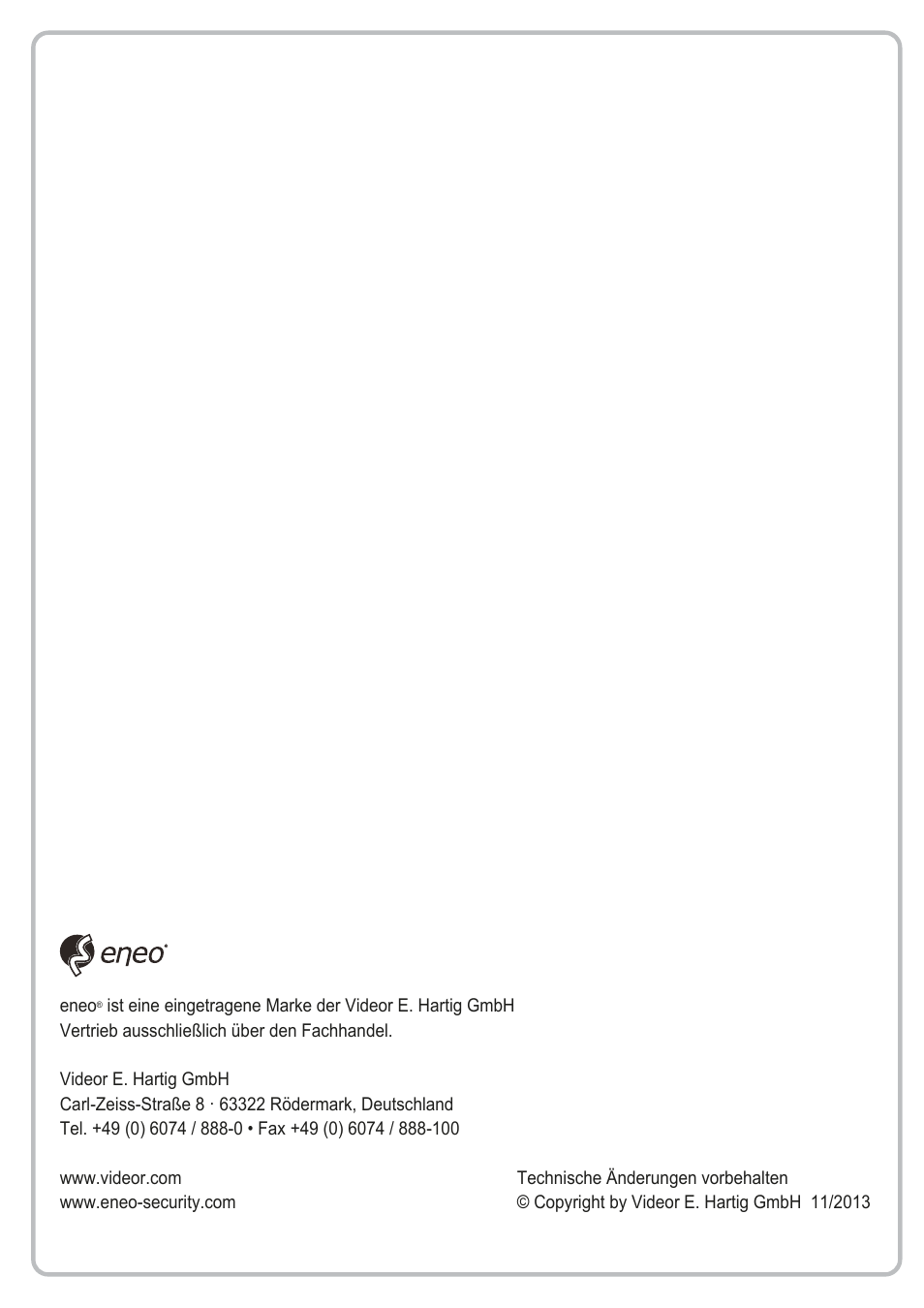Eneo VMC-17LCDM User Manual | Page 16 / 40