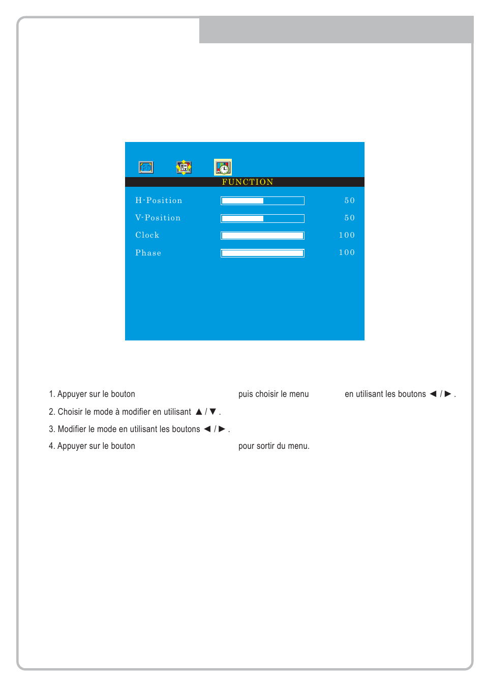 Function menu | Eneo VMC-17LCDM User Manual | Page 23 / 40