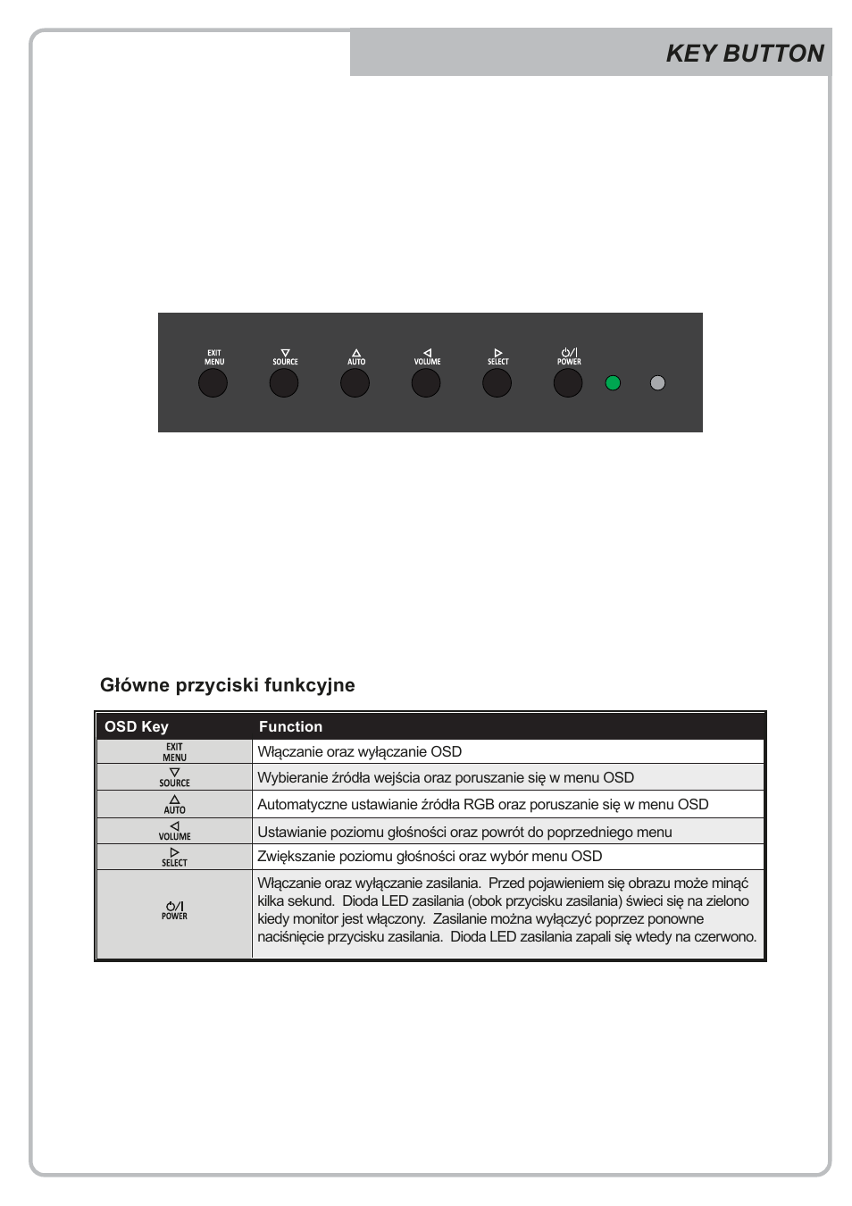 Key button | Eneo VMC-17LCDM User Manual | Page 26 / 40