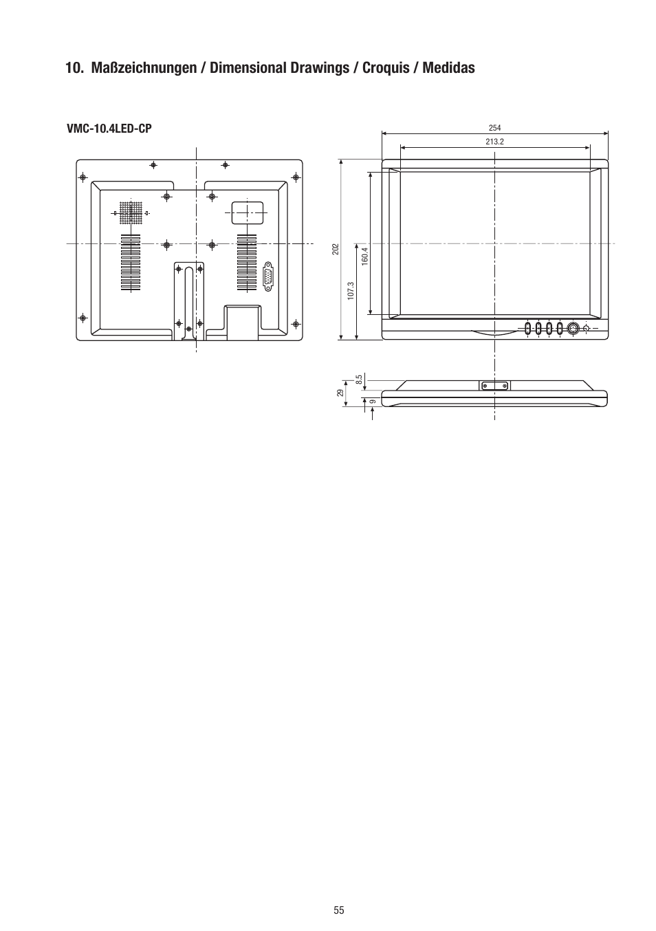 Vmc-10.4led-cp | Eneo VMC-10.4LED-CP User Manual | Page 55 / 56