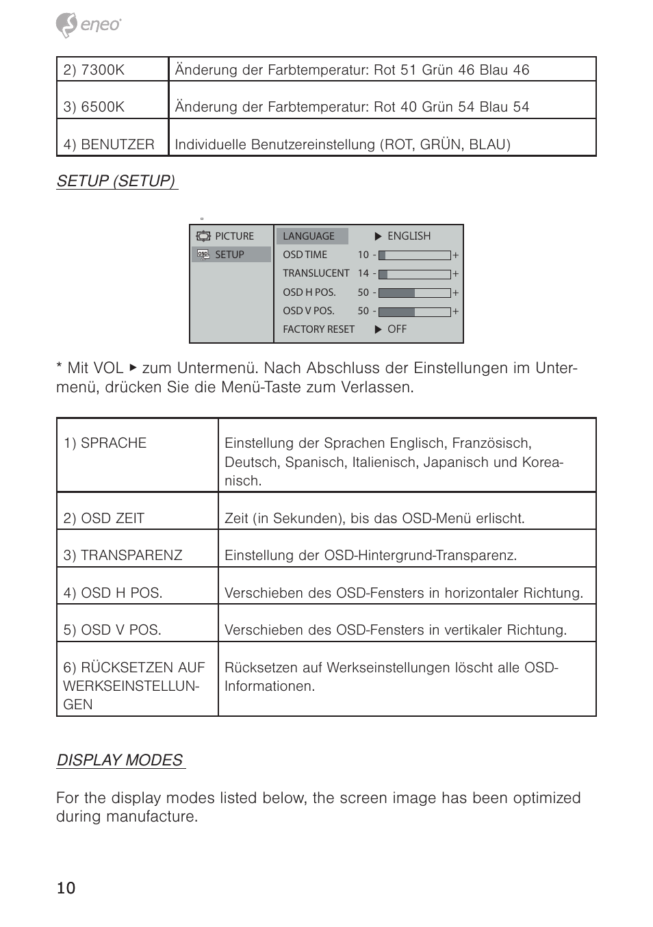 Eneo VMC-10.4LED-CM User Manual | Page 10 / 56