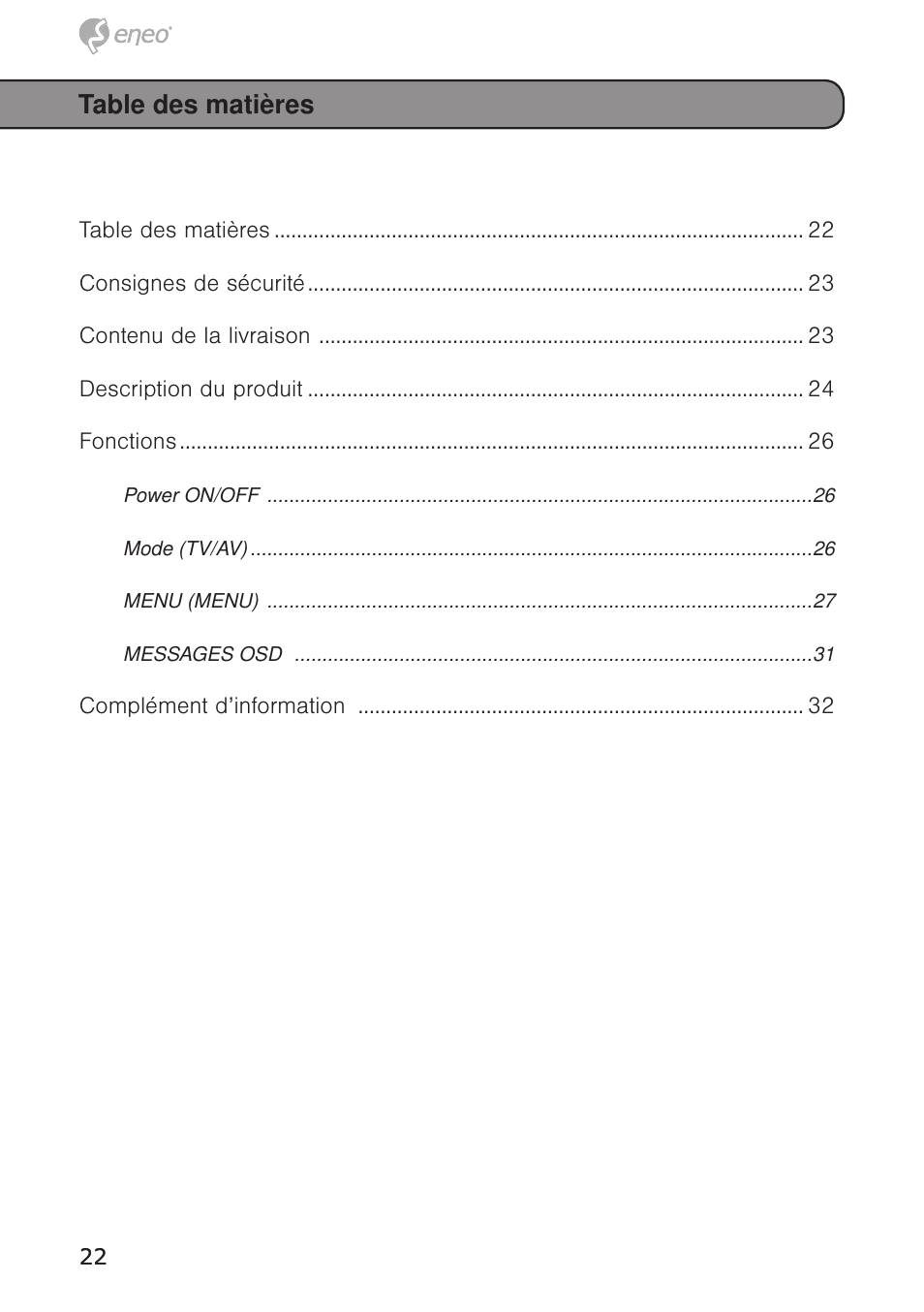 Eneo VMC-10.4LED-CM User Manual | Page 22 / 56