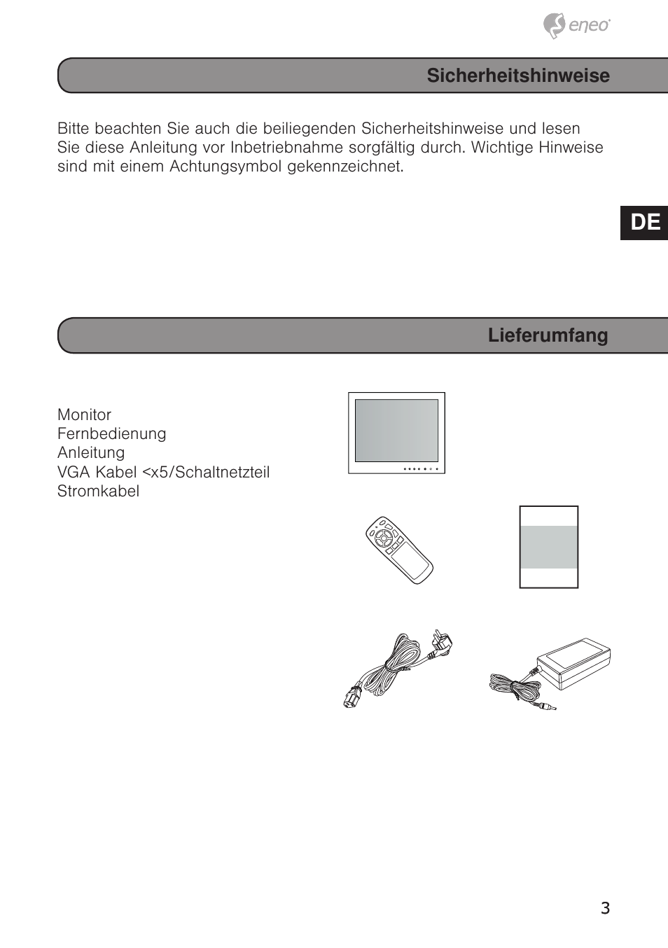 De en fr pl ru | Eneo VMC-10.4LED-CM User Manual | Page 3 / 56