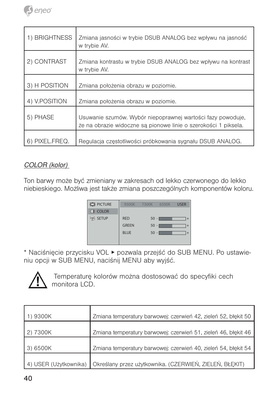 Eneo VMC-10.4LED-CM User Manual | Page 40 / 56