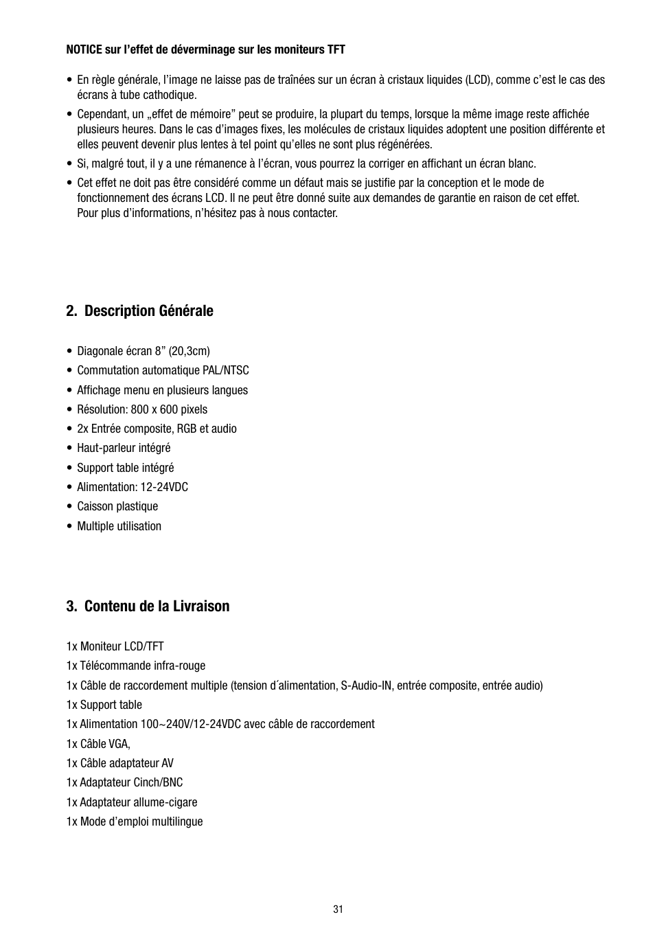 Eneo VMC-8LCD-CP01B User Manual | Page 31 / 56